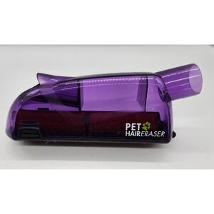 Bissell Pet Hair Eraser Vacuum Attachment Purple Upholstery Tool Fur Remover